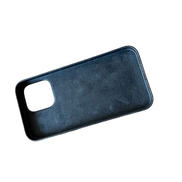 NWOT Apple iPhone 14 Pro Max Leather Case with MagSafe - Midnight - Picture 5 of 8